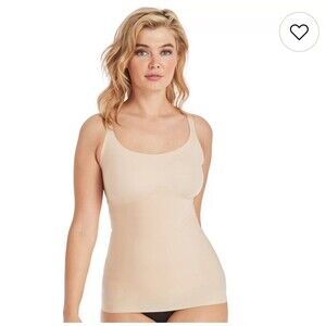 Women's Maidenform® Shapewear Firm Control Cami DMS086 Sz Medium Transparent EUC